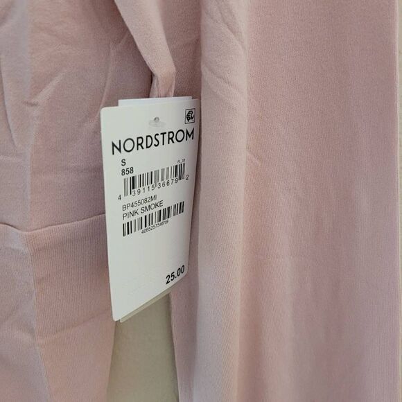 NWT BP soft pink lace trim femine crop top blouse  NWT Women's Small - Picture 6 of 12